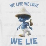  Áo Hoodie Smurf Cat - We Live We Love We Lie, Trùm Cuối Meme, Nỉ Bông 100% 2 màu nam nữ 0343 