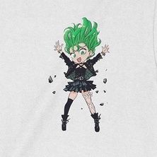  Áo thun One Punch Man: Tatsumaki Chibi Unisex Trùm Cuối Manga Anime, Cotton 100% 2 màu nam nữ 0095 