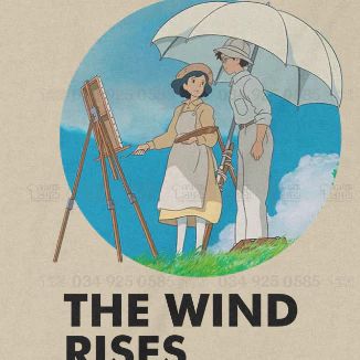  Áo Thun The Wind Rise - Ghibli Trùm Cuối Anime Cine Cotton 100% 2 màu nam nữ 0121 