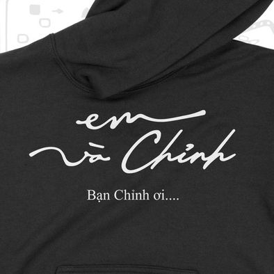  Áo Hoodie Em và Chỉnh, Trùm cuối Meme, Cotton 100% 2 màu nam nữ 0201 0202 