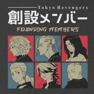  Áo thun Tokyo Revenger, Trùm Cuối Anime, Cotton 100% 3 màu nam nữ 0339 