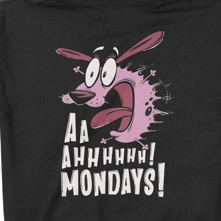  Áo Hoodie Coward Dog, Trùm cuối Cartoon Cine, Cotton 100% 2 màu nam nữ 0210 