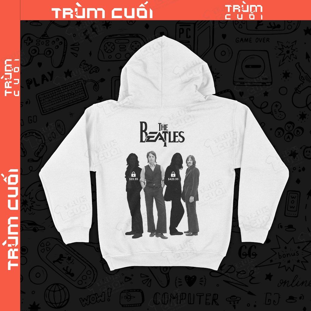  Áo Hoodie the bEAtles, Trùm Cuối Game Meme, Nỉ Bông 100% Unisex nam nữ 0419 