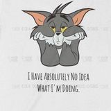  Áo thun Mèo Tom Chán Unisex Trùm Cuối - Meme, Cotton 100% 2 màu nam nữ 0122 