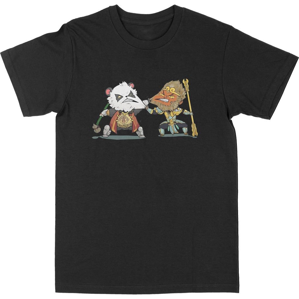  Áo thun Zuka Vs Wukong chibi - Áo liên quân Unisex Trùm Cuối Game, Cotton 100% 2 màu nam nữ 0031 