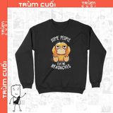  Áo Sweater Vịt Psyduck Đau Đầu - Pokemon Trùm cuối Meme, Cotton 100% 2 màu nam nữ 0109 
