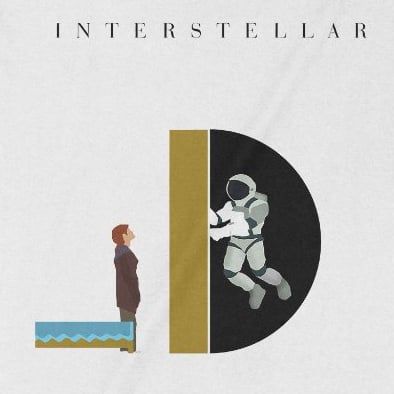  Áo thun phim Interstellar - Du Hành Liên Sao, Trùm Cuối Cine, Unisex Cotton 100% 2 màu nam nữ 0366 