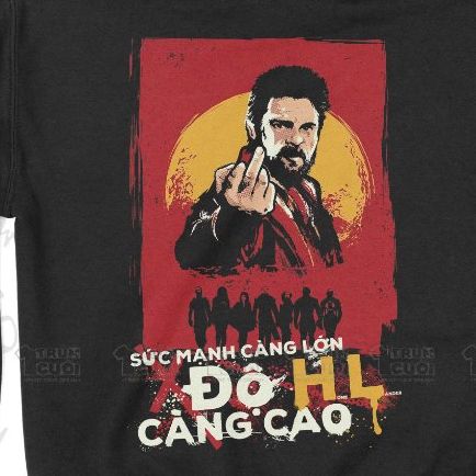  Áo Hoodie Billy Butcher - The Boys , Trùm Cuối Cine, Nỉ Bông 100% Unisex nam nữ 0424 