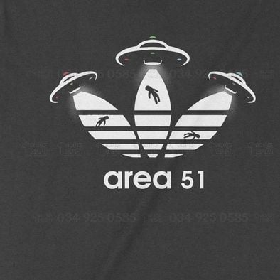  Áo thun Area 51 Unisex Trùm Cuối Meme, Cotton 100% 2 màu nam nữ 0070 