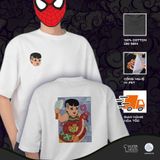  Áo thun oversize cậu Pảnh ôm Rắn Tía, Trùm Cuối x Đăng Hoả Chi Thần - Tết 2025, Unisex Cotton 100% 