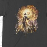  Áo thun Zhongli - Ước Nguyện, Trùm Cuối Game Genshin, Unisex Cotton 100% 2 màu nam nữ 0248 