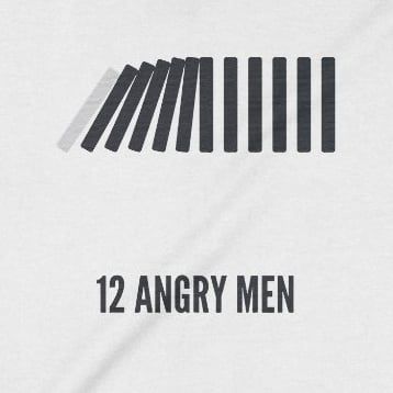  Áo Sweater phim 12 Angry Men, Trùm Cuối Cine, Unisex Nỉ Bông 100% 2 màu nam nữ 0368 