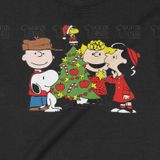  Áo Sweater Xmas Snoopy và Những người bạn, Trùm Cuối Christmas Festival, Nỉ Bông 100% Unisex nam nữ 0382 