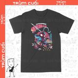  Áo thun Spider Cat - Mèo Morales, Trùm Cuối Marvel Cine, Unisex Cotton 100% 2 màu nam nữ 0225 