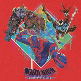  Áo thun Spider Society Tấn Công - Across The Spider-Verse, Trùm Cuối Marvel Cine, Unisex Cotton 100% 2 màu nam nữ 0285 
