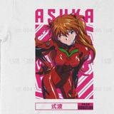  Áo thun Soryu Asuka Langley - Neon Genesis Evangelion Unisex Trùm Cuối Anime, Cotton 100% 2 màu nam nữ 0102 