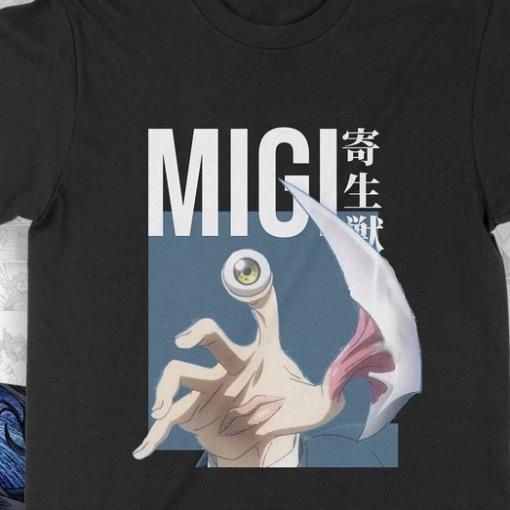  Áo  Hoodie Parasyte Unisex TSHIRT-HOLIC Manga Anime,  Nỉ Bông 100% 2 màu nam nữ 
