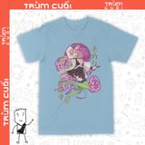  Áo thun Luyến Trụ - Mitsuri Kanroji: Kimetsu no Yaiba,Trùm Cuối Anime, Unisex Cotton 100% 2 màu nam nữ 0299 