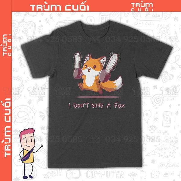  Áo thun Cáo Mặc Kệ, Trùm Cuối Casual Meme, Unisex Cotton 100% 2 màu nam nữ 0304 