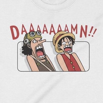  Áo Sweater Damn! One Piece, Trùm Cuối Anime Cine, Nỉ Bông 100% 2 màu nam nữ 0153 