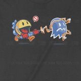  Áo thun Pacman Ghost Buster Unisex Trùm Cuối Game, Cotton 100% 2 màu nam nữ 0069 