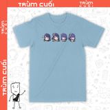  Áo thun Raiden Shogun Chibi, Trùm Cuối Game Genshin, Unisex Cotton 100% 2 màu nam nữ 0260 