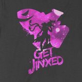  Áo thun Jinx - Get Jinxed, Trùm Cuối Game Liên Minh, Unisex Cotton 100% 2 màu nam nữ 0098 