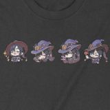  Áo thun Mona Chibi, Trùm Cuối Game Genshin, Unisex Cotton 100% 2 màu nam nữ 0259 