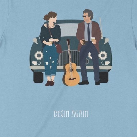  Áo thun Begin Again - Trùm Cuối Movies Unisex Cine, Cotton 100% 2 màu nam nữ 0110 