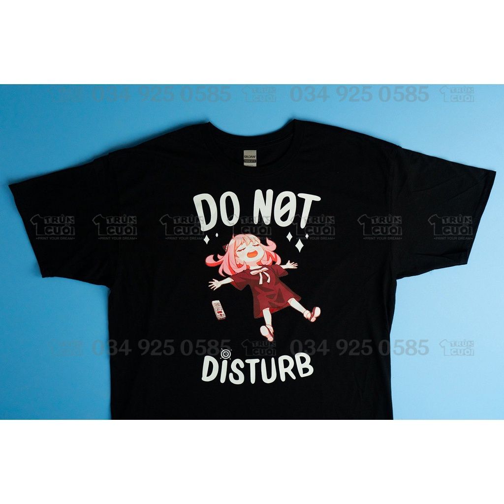  Áo thun Anya - Đừng Làm Phiền - Unisex Trùm Cuối Manga Anime, Cotton 100% 2 màu nam nữ 0013 