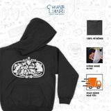 Áo Hoodie Robot Hoang Dã - The Wild Robot, Trùm Cuối Cine, Nỉ Bông 100% Unisex nam nữ 2 màu 0459 