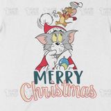  Áo thun Giáng Sinh của Tâm và Gia Huy, Trùm Cuối Cartoon Christmas Festival, Unisex Cotton 100% 2 màu nam nữ 0377 