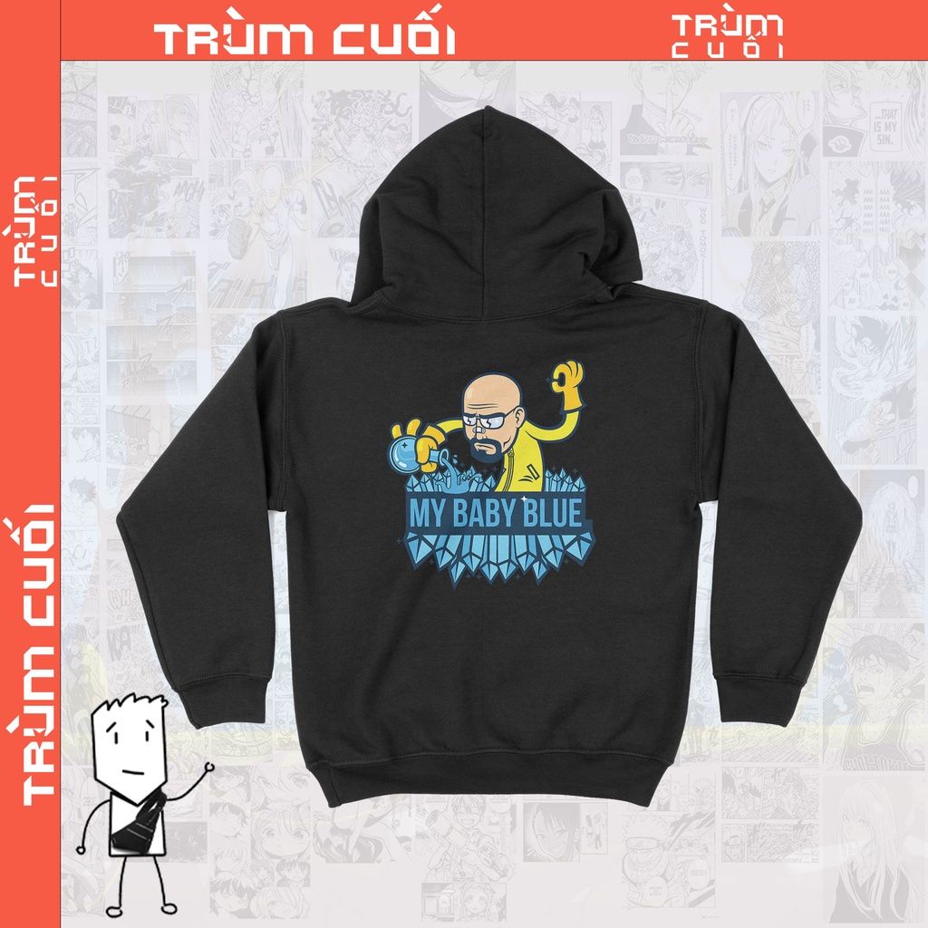  Áo hoodie Heisenberg - Breaking Bad, Trùm Cuối Cine, Unisex Nỉ Bông 100% 2 màu nam nữ 0084 