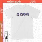  Áo thun Raiden Shogun Chibi, Trùm Cuối Game Genshin, Unisex Cotton 100% 2 màu nam nữ 0260 