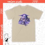  Áo thun Raiden Shogun - Ước Nguyện, Trùm Cuối Game Genshin, Unisex Cotton 100% 2 màu nam nữ 0258 