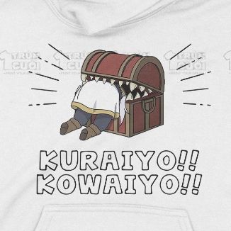  Áo Hoodie Frienne Kuraiyo Kowaiyo - Pháp Sư Tiễn Táng, Trùm Cuối Anime, Nỉ Bông 100% Unisex nam nữ 0407 