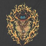  Áo thun Hỏa Quyền Ace - One Piece, Trùm Cuối Game, Cotton 100% 2 màu nam nữ 0154 