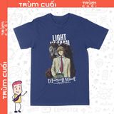  Áo thun Chết Nốt - Light Yagami, Trùm Cuối Manga Anime, Unisex Cotton 100% 2 màu nam nữ 0335 