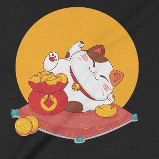  Áo Sweater Mèo Thần Tài Nằm Thảnh Thơi, Trùm Cuối TẾT 2023, Nỉ Bông 100% 2 màu nam nữ 0197 