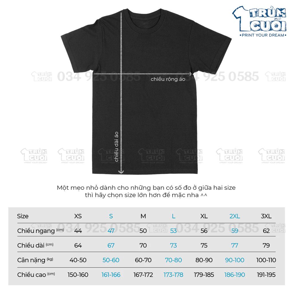  Áo thun Smurf Cat - We Live We Love We Lie, Trùm Cuối Meme, Cotton 100% 2 màu nam nữ 0343 