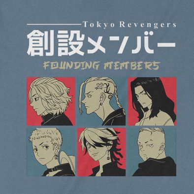  Áo thun Tokyo Revenger, Trùm Cuối Anime, Cotton 100% 3 màu nam nữ 0339 