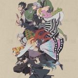  Áo thun Cửu trụ - Kimetsu Yaiba Unisex Trùm Cuối Anime, Cotton 100% 2 màu nam nữ 0056 
