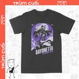 Áo thun Bayonetta: The Umbra Witch Trùm Cuối Game, Cotton 100% 2 màu nam nữ 0136 