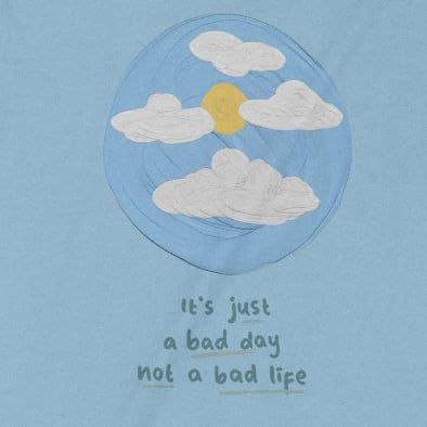  Áo thun Just A Bad Day, Trùm Cuối Casual, Unisex Cotton 100% 2 màu nam nữ 0242 