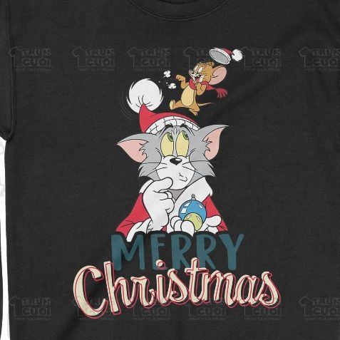  Áo Sweater Giáng Sinh của Tâm và Gia Huy, Trùm Cuối Cartoon Christmas Festival, Nỉ Bông 100% Unisex nam nữ 0377 