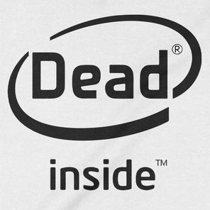  Áo Sweater Dead Inside, Trùm cuối Meme, Unisex Nỉ Bông 100% 2 màu nam nữ 0192 0193 