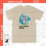  Áo Thun The Wind Rise - Ghibli Trùm Cuối Anime Cine Cotton 100% 2 màu nam nữ 0121 