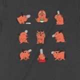  Áo Sweater Quỷ Cưa Pochita Tinh Nghịch Chainsaw Man, Trùm Cuối Manga Anime, Unisex Nỉ Bông 100% 2 màu nam nữ 0025 