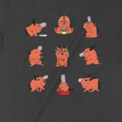  Áo Sweater Quỷ Cưa Pochita Tinh Nghịch Chainsaw Man, Trùm Cuối Manga Anime, Unisex Nỉ Bông 100% 2 màu nam nữ 0025 