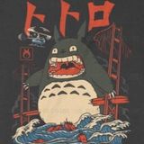  Áo  Hoodie Kaiju Totoro - Ghibli Unisex TSHIRT-HOLIC Anime,  Nỉ Bông 100% 2 màu nam nữ 